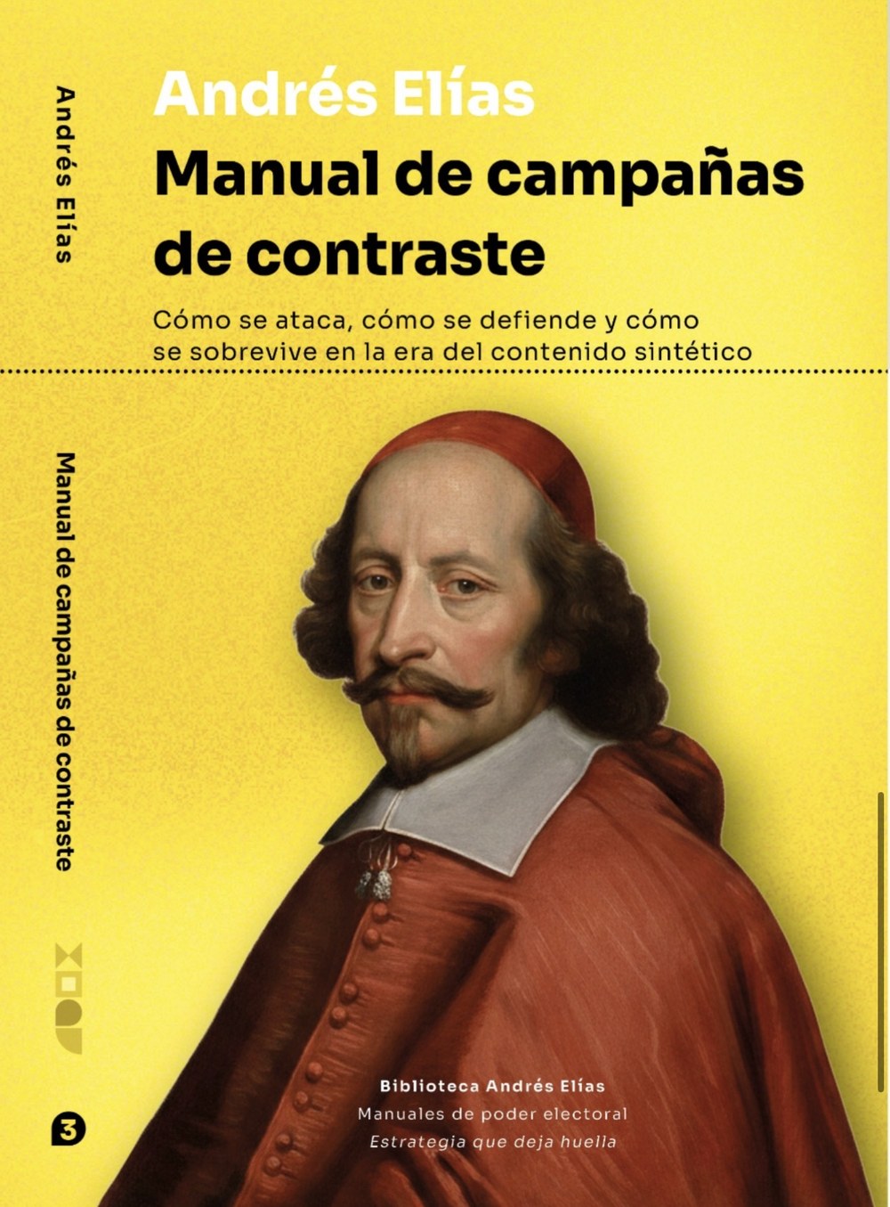 Portada del Manual de campañas de contraste de Andrés Elías